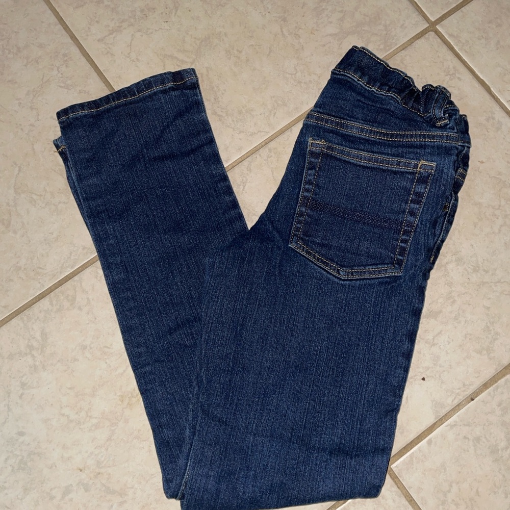 Gymboree Boys Blue Jeans Size 12 adjustable waist straps - Picture 5 of 5